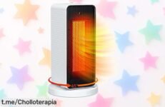 Calefactor eléctrico Qoosea 1200W que calienta en solo 3 segundos, ahora a precio loco para dejar el frío atrás. ¡Hazte ya con él antes de que se acabe!