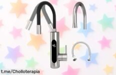 Calentador de agua instantáneo Hogart que calienta en 5 segundos, ¡un ofertón para transformar tu día a día! Adquiere el tuyo y despídete del agua fría ya.