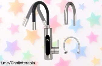 Calentador de agua instantáneo Hogart que calienta en 5 segundos, ¡un ofertón para transformar tu día a día! Adquiere el tuyo y despídete del agua fría ya.