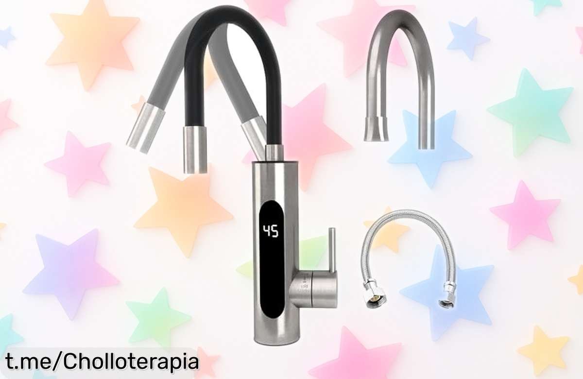 Calentador de agua instantáneo Hogart que calienta en 5 segundos, ¡un ofertón para transformar tu día a día! Adquiere el tuyo y despídete del agua fría ya.