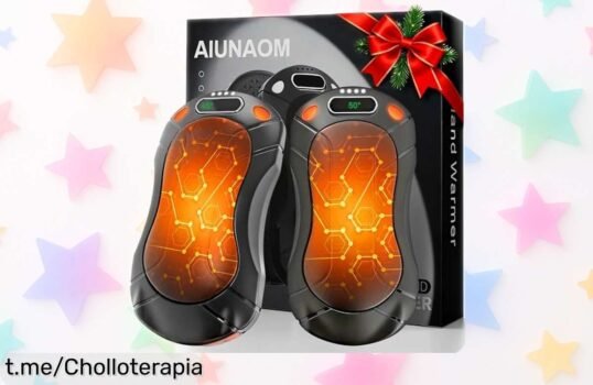 Calentador de manos eléctrico AIUNAOM: ¡duo mega chollo que calienta en 5 segundos! No te pierdas esta oferta irrepetible para estar siempre calentito donde quieras.