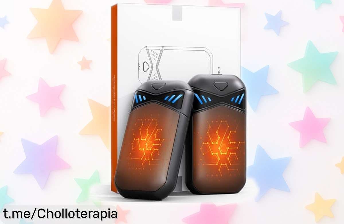 Calienta manos recargable Forrinx pack de 2, con batería gigante y 3 niveles de calor: un ofertón que no puedes dejar escapar para tus días fríos.