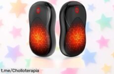 Calienta manos recargable magnético en pack de 2, perfecto para invierno y con batería de hasta 12 horas: ¡no te quedes helado, aprovecha este chollazo ya!