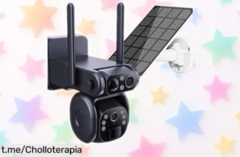 Cámara de seguridad inalámbrica LASTCOW con visión 360° a un precio loco, ¡vigila tu hogar sin complicaciones y siente la tranquilidad que te mereces ya mismo!