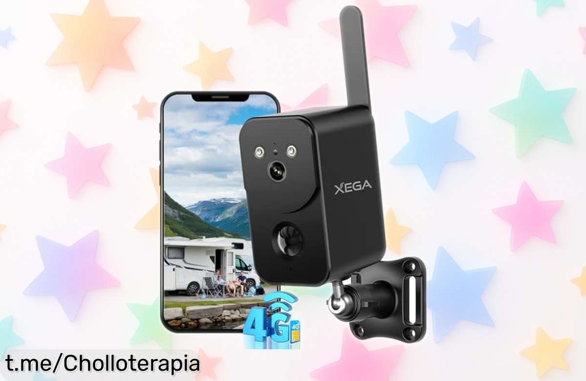 Cámara de vigilancia 4G con batería increíble: más de 45 días sin WiFi y visión nocturna en color, una oferta única que no querrás dejar pasar para estar siempre protegido.