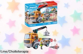 Camión de obra con grúa Playmobil 71750, la hora de jugar sin límites a un precio que no lo podrás creer, ¡despierta la creatividad y comienza una gran aventura hoy mismo!