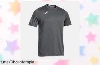 Camiseta Joma Combi M/C con secado ultra rápido a precio de risa, ideal para moverte sin parar y quemar energía: ¡no dejes pasar esta oportunidad increíble!