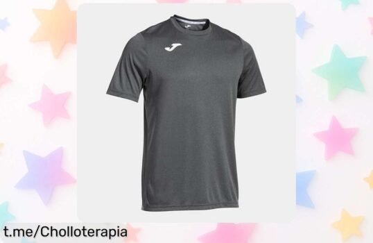 Camiseta Joma Combi M/C con secado ultra rápido a precio de risa, ideal para moverte sin parar y quemar energía: ¡no dejes pasar esta oportunidad increíble!