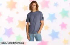 Camiseta básica de manga corta Calvin Klein, un ofertón que te quedará genial y no podrás encontrar así de barata. ¡Aprovecha antes de que se acabe!
