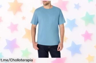 Camiseta de algodón grueso para hombre Amazon Essentials, fuerte y duradera a un precio espectacular que no querrás dejar escapar. ¡Date prisa y consíguela ya!