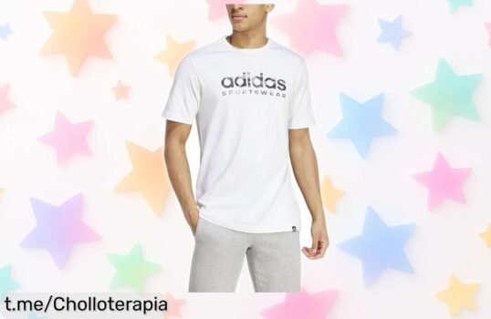 Camiseta de hombre adidas Camo Linear Graphic con diseño atemporal a un precio regalao, ¡no te quedes sin la tuya y luce increíble todos los días!