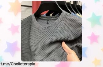 Camiseta de malla tipo seda fría para hombre, ¡un ofertón que te mantiene fresquito y ligero! Aprovecha el precio rebajado. ¿Te la vas a perder?