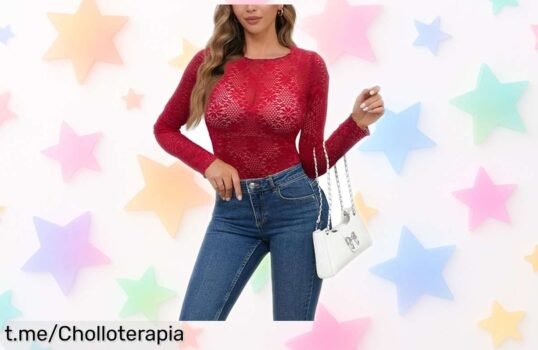 Camiseta de mujer transparente con diseño floral que realza tu figura a un precio regalado, ¡lúcela siempre chic y sexy antes de que se acabe!