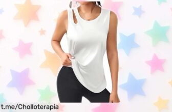 Camiseta de tirantes Gyabnw para mujer, súper ligera y transpirable: ¡eleva tu estilo y siente la libertad a un precio de ganga que no puedes dejar pasar!