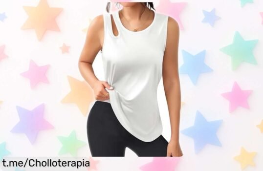 Camiseta de tirantes Gyabnw para mujer, súper ligera y transpirable: ¡eleva tu estilo y siente la libertad a un precio de ganga que no puedes dejar pasar!