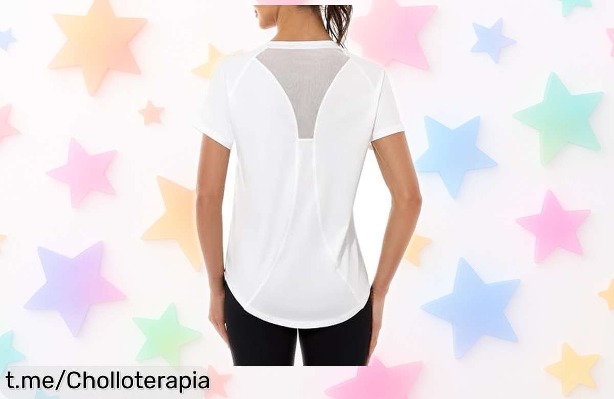 Camiseta deportiva Gyabnw con malla transpirable a un precio que da pena dejar pasar, entrena sin agobios y siéntete increíble cada vez que la lleves puesta.