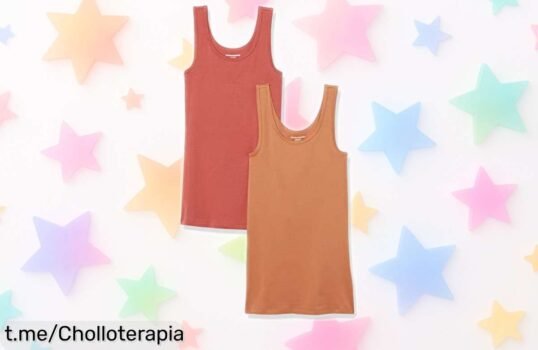 Camisetas de tirantes para mujer de Amazon Essentials en pack de 2, ahora con precio rebajado: calidad y estilo al alcance de tu mano, ¡no te quedes sin ellas!