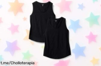 Camisetas sin mangas Amazon Essentials en pack de 2, súper versátiles y fresquitas: ¡ofertón que te va a encantar! No dejes pasar esta oportunidad única.