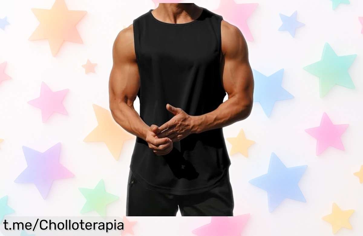 Camisetas sin mangas deportivas Litthing para hombre, el ofertón que necesitas para correr fresquito y a tope; ¡no dejes pasar esta oportunidad increíble!