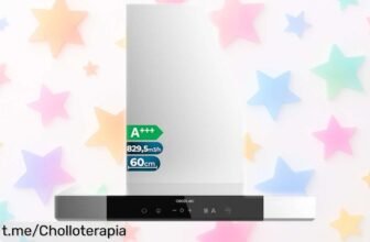 Campana extractora Cecotec Bolero Flux TT 609500: succión brutal, control por movimiento y precio loco que te hará cocinar sin humos ni olores. ¡No dejes escapar esta oportunidad!
