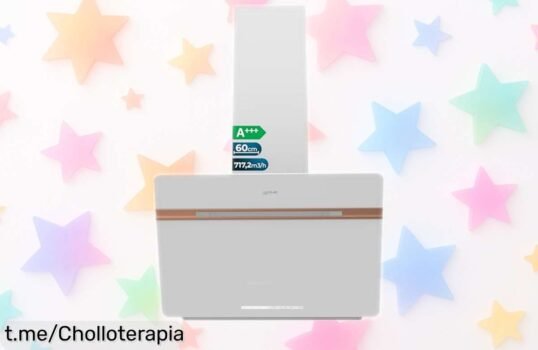 Campana extractora Cecotec Bolero Flux de 60cm con succión brutal y luz LED ¡aprovéchala ya a un precio loco que no volverás a ver!