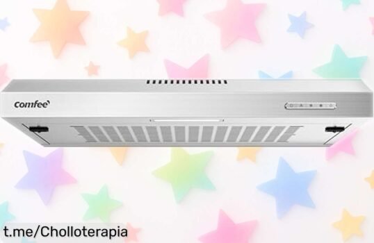 Campana extractora Comfee SLIF17SS60 a precio loco, elimina humo y olores al instante; ¡no dejes escapar este super chollo para cocinar sin preocupaciones!