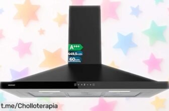 Campana extractora piramidal Cecotec Bolero Flux para tu cocina, succión brutal y ahora con un precio bajísimo ¡No dejes que el humo te agobie más, aprovecha este ofertón!