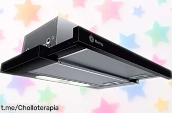 Campana extractora telescópica Balay 3BT263MN que elimina olores al instante, con limpieza exprés y a un precio rebajado. ¡No dejes pasar esta oportunidad única para tu cocina!