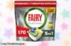 Cápsulas Fairy Platinum Limón todo en uno, pack de 170 a un precio loco que hará brillar tu cocina y despejar tus platos con un aroma fresco irresistible. ¡Compra ya antes de que se agoten!