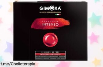 Cápsulas de café espresso intenso Gimoka: Sabor potente y aroma brutal a un precio rebajado que no puedes dejar pasar, ¡hazlo tuyo antes de que se acaben!