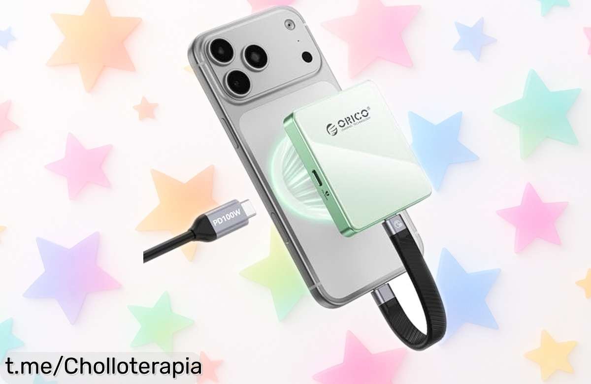 Carcasa ORICO para SSD M.2 NVMe que se adhiere magnéticamente a tu iPhone 15/16/17 Pro; velocidad brutal de hasta 10 Gbps, ¡no te quedes sin esta maravilla en tus manos!