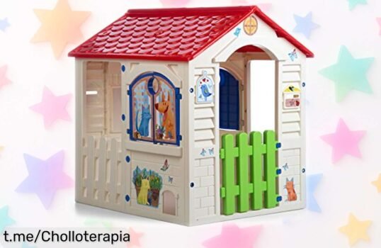 Casita infantil Chicos Country Cottage para jugar en casa y afuera, ¡súper resistente y con un precio loco que no puedes dejar pasar! Deja volar su imaginación.
