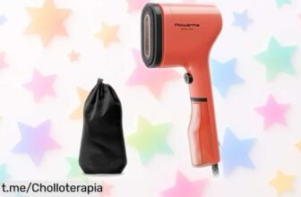 Cepillo de vapor Rowenta Pure Pop DR2022, el super chollo que elimina arrugas y bacterias al instante. ¡Llévalo contigo y ten tu ropa lista para brillar en segundos!
