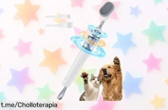Cepillo eléctrico PalNests 3 en 1 para tus peludos, ahora rebajado: ¡máxima limpieza sin esfuerzo y con luz LED! Haz feliz a tu mascota hoy mismo.