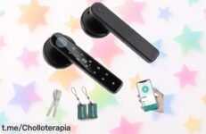 Cerradura inteligente TEKXDD que asegura tu hogar con huella y app a un precio loco, no dejes pasar esta oferta brutal para modernizar tu seguridad ya mismo.