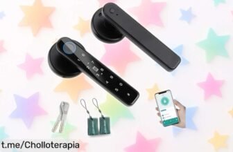 Cerradura inteligente TEKXDD que asegura tu hogar con huella y app a un precio loco, no dejes pasar esta oferta brutal para modernizar tu seguridad ya mismo.