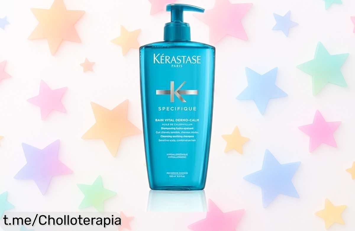 Champú Kérastase Spécifique DermoCalm para cuero cabelludo sensible a un precio que asombra, ¡no dejarás pasar esta maravilla para cuidar tu melena!