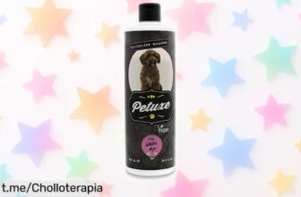 Champú texturizador Petuxe para perros de agua a precio irreal: ¡deja sus rizos hidratados y fuertes como nunca! Consigue la melena perfecta para tu peludo, no te lo pierdas.