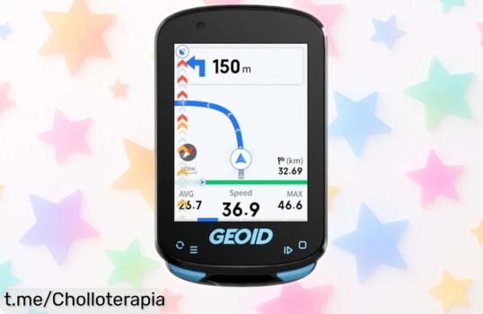 Ciclocomputador GEOID CC600 con GPS y pantalla a color, ¡rebajado en un ofertón que te hará pedalear como un campeón! No dejes pasar esta oportunidad única.
