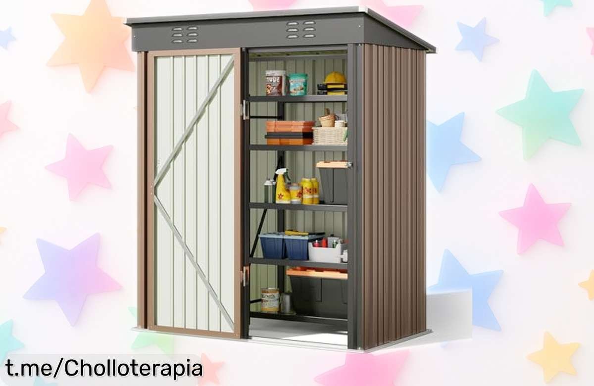 Cobertizo de jardín Bealife con cerradura y montaje fácil, ¡ofertón irresistible que transformará tu espacio! No dejes pasar esta oportunidad única.