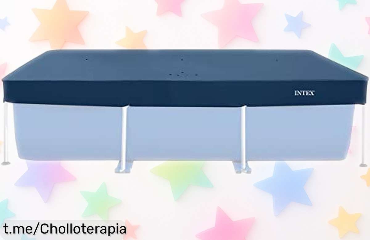 Cobertor solar para piscina rectangular Intex 55252, el ofertón que mantendrá tu agua limpia y libre de hojas ¡Aprovecha esta oportunidad antes de que sea tarde!