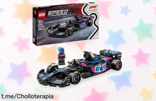 Coche de carreras LEGO Speed Champions Alpine F1 Team A524: ¡un ofertón para los futuros campeones que ama la velocidad y la diversión! Aprovecha esta oferta antes de que se agote.