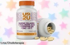 Colágeno marino hidrolizado UP2U Nutrition en cápsulas: ¡Súper chollo para cuidar tu piel y articulaciones a un precio increíble que no podrás dejar escapar!