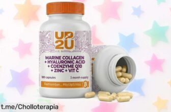 Colágeno marino hidrolizado UP2U Nutrition en cápsulas: ¡Súper chollo para cuidar tu piel y articulaciones a un precio increíble que no podrás dejar escapar!