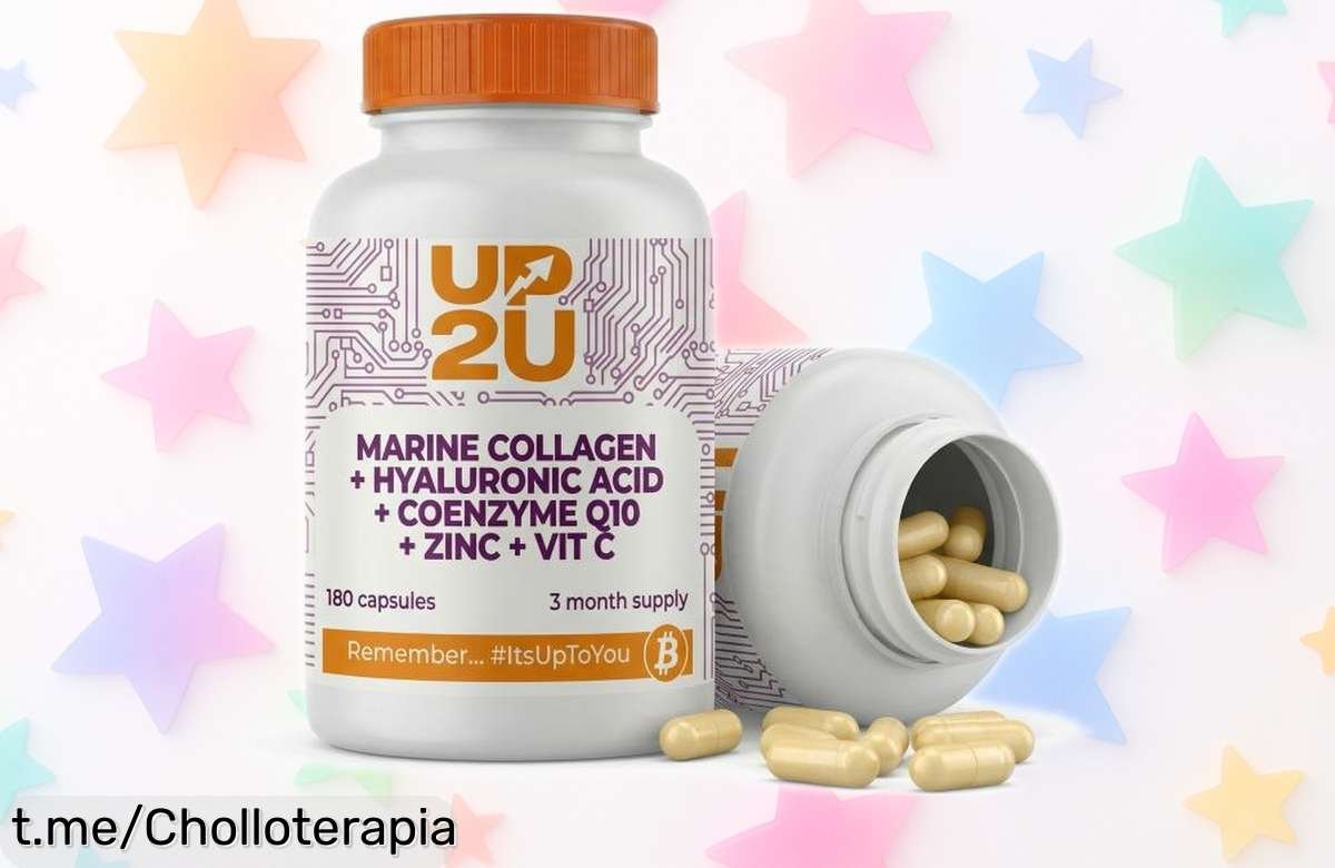 Colágeno marino hidrolizado UP2U Nutrition en cápsulas: ¡Súper chollo para cuidar tu piel y articulaciones a un precio increíble que no podrás dejar escapar!