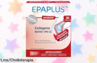 Colágeno tipo II EPAPLUS Arthicare, el super chollo que cuida tus articulaciones y te da energía extra; ¡no dejes pasar esta oportunidad para moverte sin molestias!
