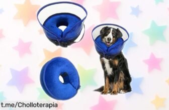 Collar inflable para perros y gatos Yoolhamy, ajusta y protege con un precio loco, ¡no dejes pasar este super chollo que tus peludos se merecen ya!