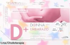 Complemento para el embarazo DONNAplus: ¡30 perlas y cápsulas que dan energía al mejor precio de ganga! Asegura un futuro brillante para tu bebé, no te lo pierdas.