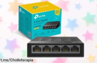 Conéctate al futuro con el switch Ethernet de 5 puertos TP-Link LS1005G, ¡aprovecha este precio que está tirado y disfruta de una conexión sin interrupciones ya!