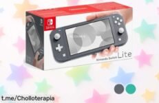 Consola Nintendo Switch Lite 32GB, un super chollo para llevar tus juegos favoritos a cualquier parte ¡No te la pierdas, es el momento de jugar sin límites!